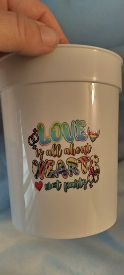 Pride Plastic 24 Oz Cups Customized 