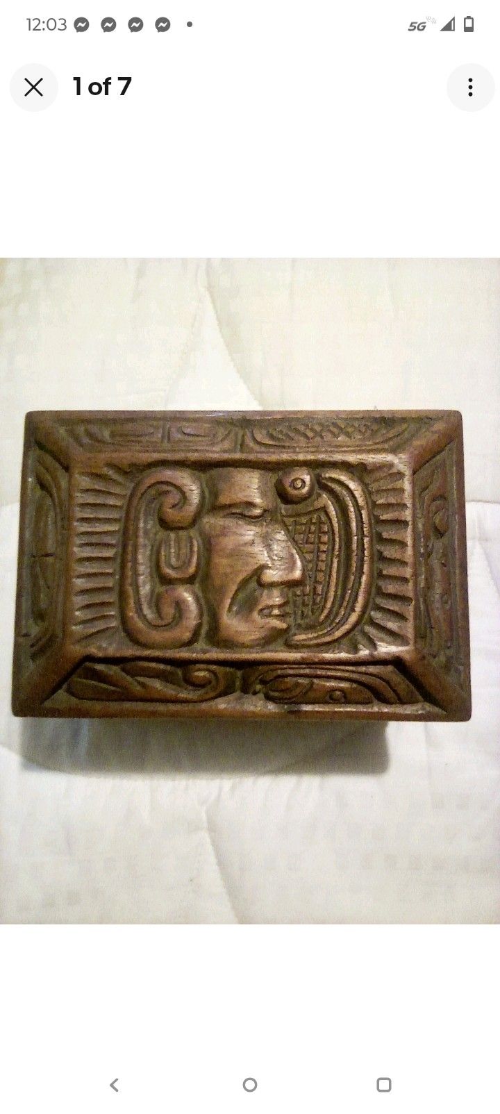 Custom Hand carved Box