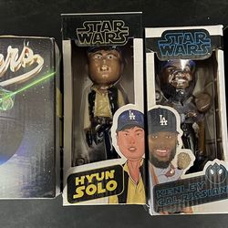 Dodgers Star Wars Boobleheads 