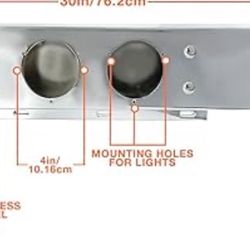 Stainless Steel Mud Flap Flap Hanger Left Side