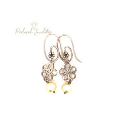 Pandora Pearl Drop Earrings 