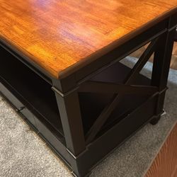 Black & Brown TV Stand