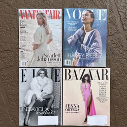 4 Brand new Summer 2025 premium fashion magazines
