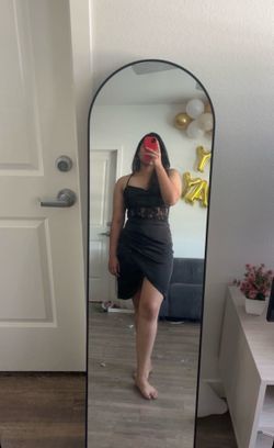 Black party dress