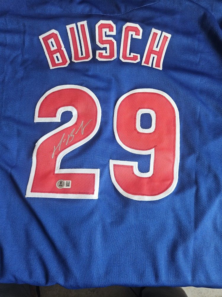 Signed MLB Baseball Jersey