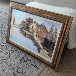 Large Feather Framed Wall Art