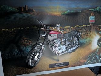 Embossed motorcycle prints. $25 each.