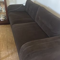 Cloth couch for sale barely used