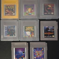 GAMEBOY Video Game Bundle of (8) Games for $80
