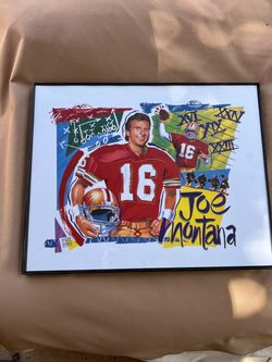 Joe Montana #16 Framed Art Print