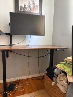 ASUS Monitor & Dual Monitor Arm Set - $50 OBO, Pickup Only