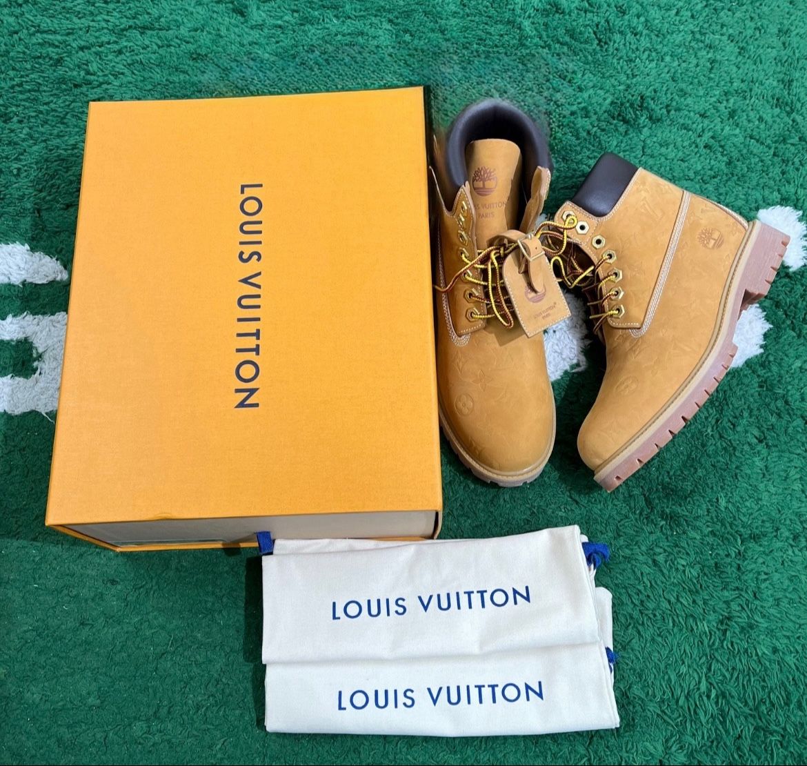 Louis Vuitton X Timberlands 6 Inch Ankle Boot🔥