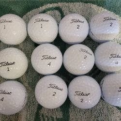 Titleist ProV1 Refurbished Golf Balls 12 mint
