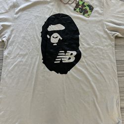 Bape X New Balance T-shirt Size M 