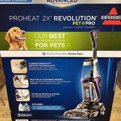 BISSELL Pro Heat 2X Revolution Pet Pro Full-Size Carpet Cleaner  *New*