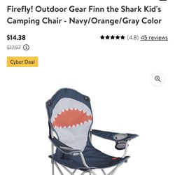 Firefly! Outdoor Gear Fin The Shark Kids Camping Chairs 