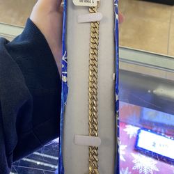 10k Cuban Bracelet 40 grams 