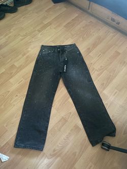 Purple jeans
