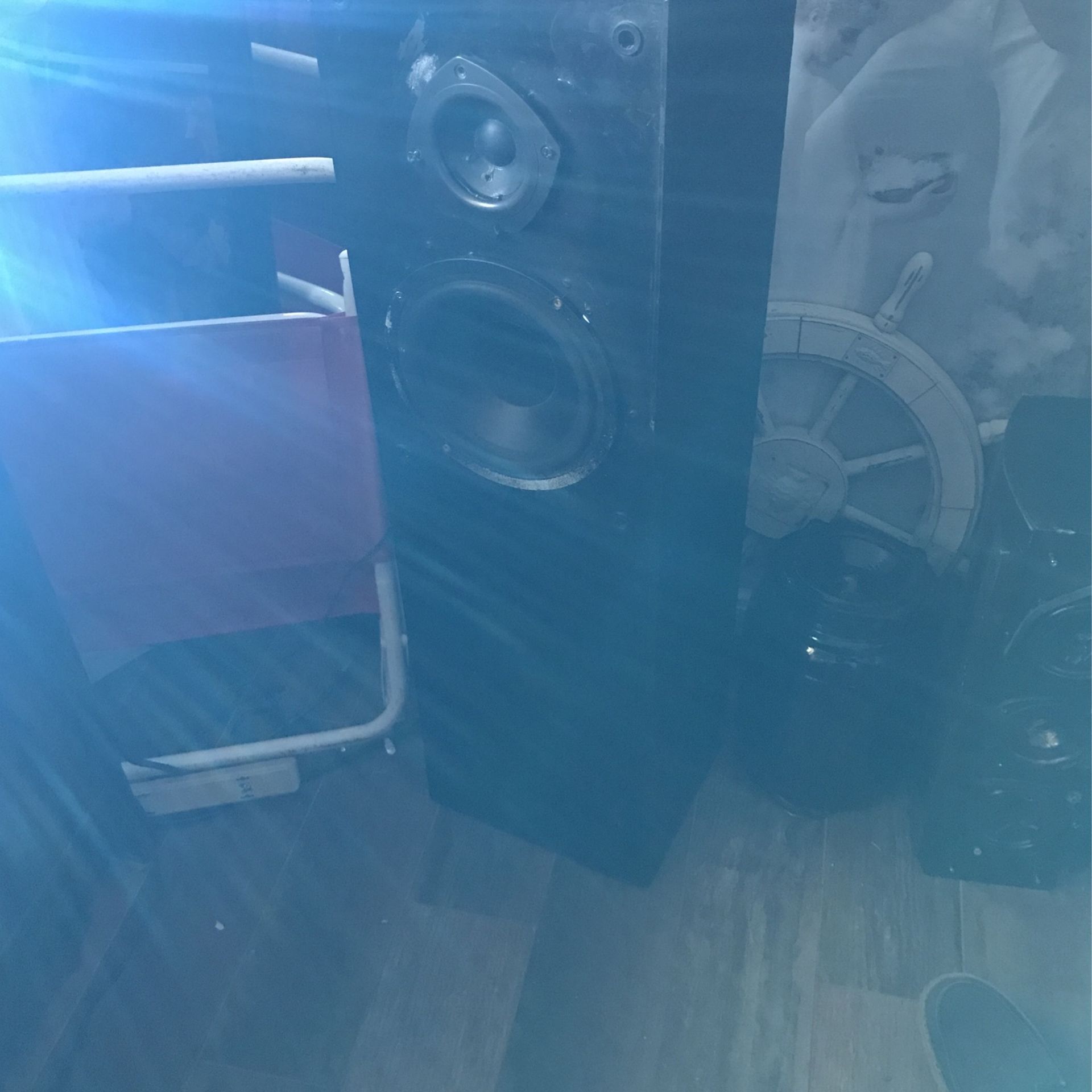 Three Way Towers Up Firing Tweeters Plus 8” Sub + 4” Mid sub