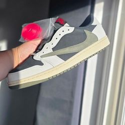 Jordan 1 Low Travis Olive