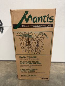 MANTIS Mini-Tiller/Cultivator 21-cc 9-in Front -Tine Forward-rotating Tiller