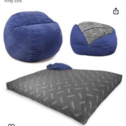 Extra Large Bean Bag Chair Navy