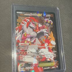 Pokemon Cards Double Crisis Team Magma’s Groudon EX