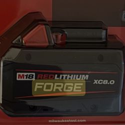 Milwaukee Red Lithium Forge 8.0