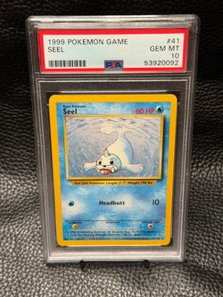 WOTC SEEL 41/102 1999 BASE SET PSA10