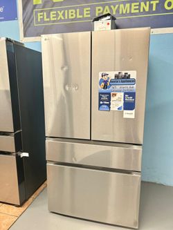 LG 30 cu. ft. Smart Standard-Depth MAX 4-Door French Door Refrigerator with Full-Convert Drawer