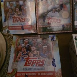 1 Topps Basketball Xmas Mega Box