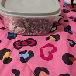 Assorted Beaded Jewelry in Storage Box