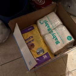 Full Box Of Diapers 
