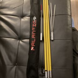  Spearfishing 5' Fiberglass  Sling Pole Spear 3 Tips Set (12" Lionfish Tip) | Includes Bag *needs Rubber Back Sling 