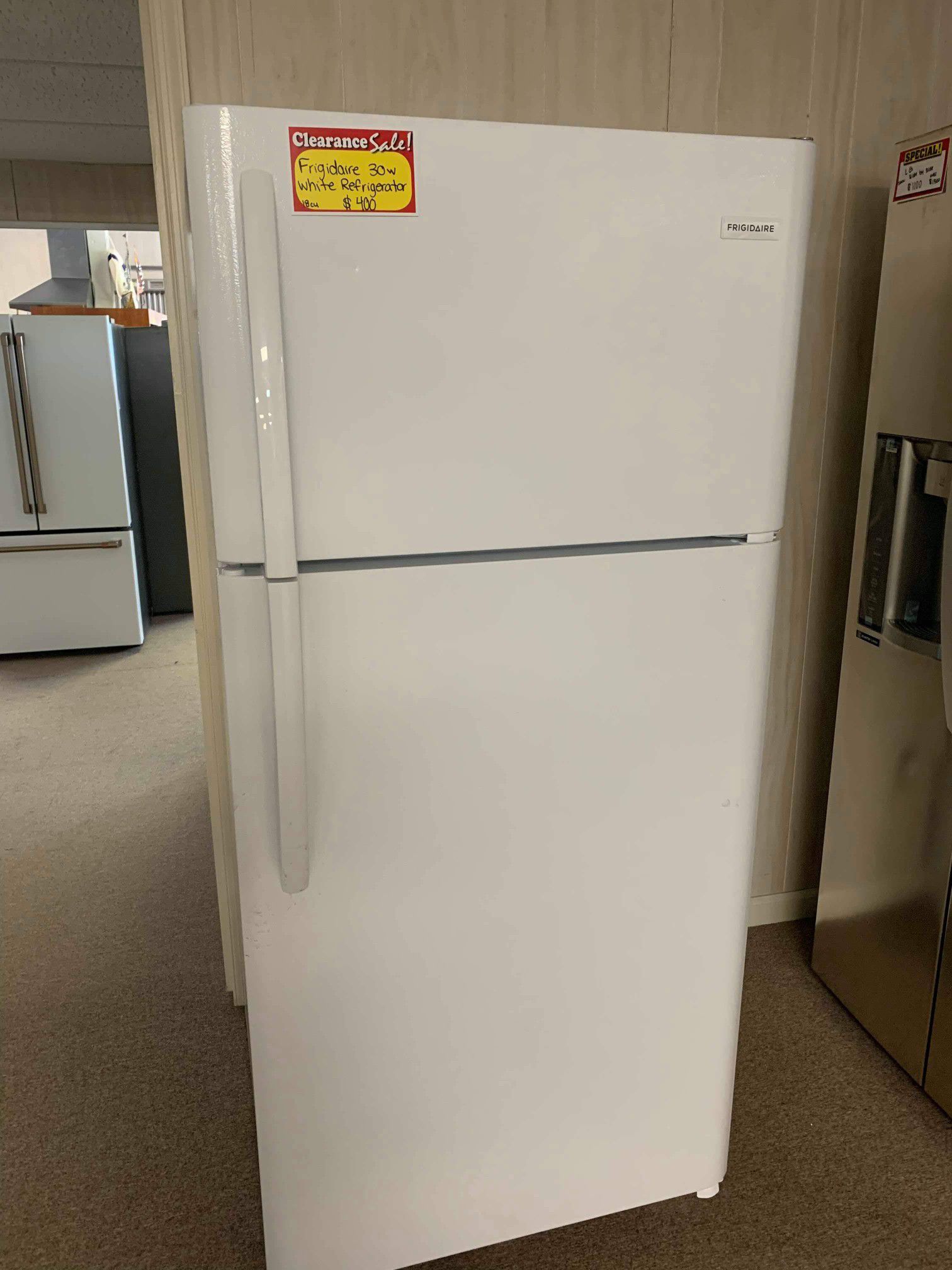 Brand New Frigidaire 30W White Refrigerator