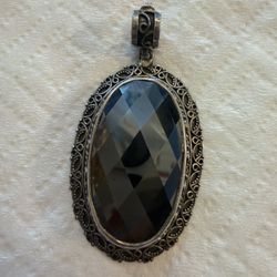 Hematite Sterling Pendant 