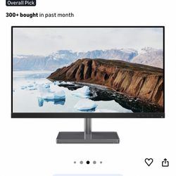 TWO LENOVO LED BACKLIGHT MONITORS