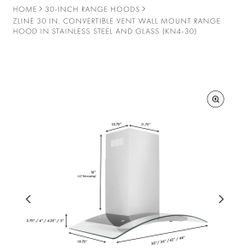 30” Range Hood - ZLine 
