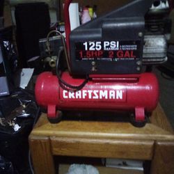 Craftsman 125psi 2 Gallon Air Compressor 