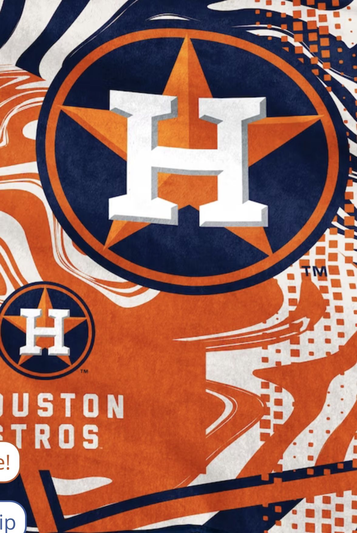 ASTROS FANS - Raschel 50x60 Astros Throw Blankets (2) 