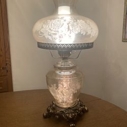 Vintage Hurricane Lamp - $95