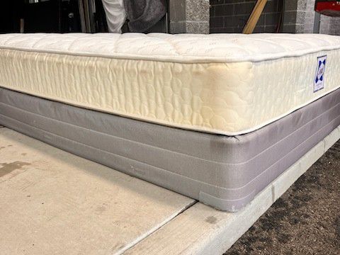 Queen Size Mattress-Box Spring And Frame Optional 