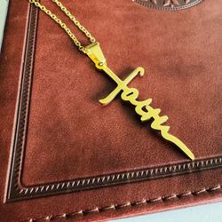 18k Gold Plated Faith Necklace 