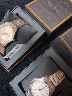 X 2 Bulova Men's watches [new]