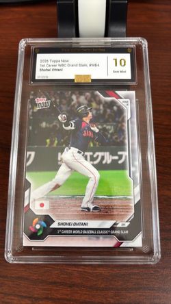 Shohei Ohtani 2026 Topps Now WBC Grand Slam GAS 10