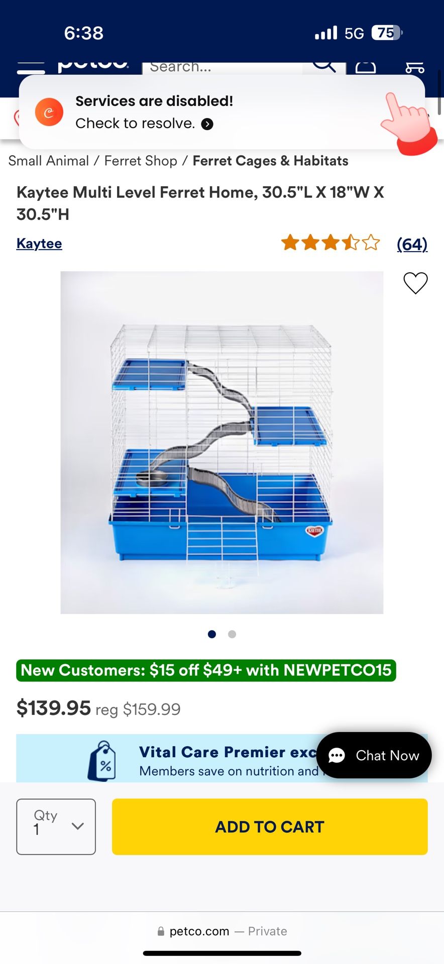 Ferret Cage