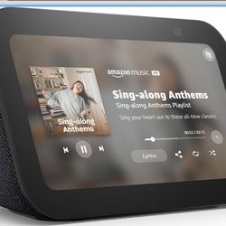 Amazon Echo Show 5 (newest model), Smart display, Designed for Alexa+, 2x the bass and clearer sound, Charcoal