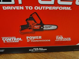 Milwaukee M12  fuel  chainsaw tool only