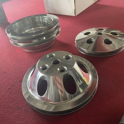 Small Block Long Water Pump Pulleys 