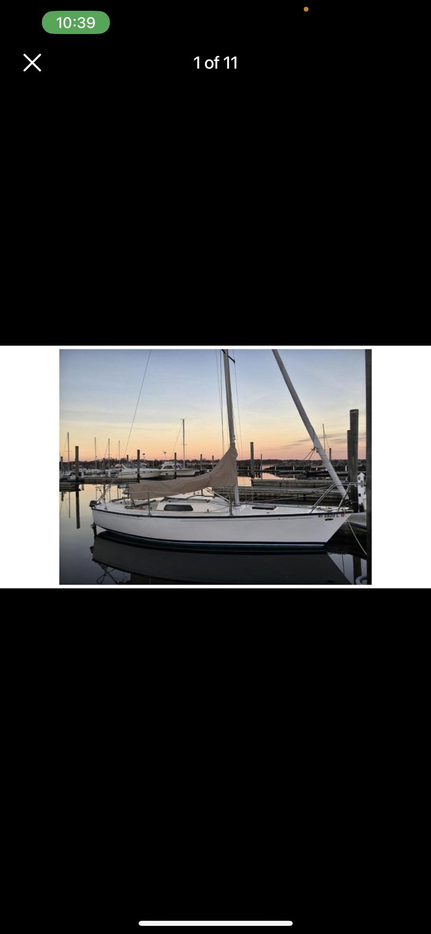 1979 25ft Kirby Mirage Sailboat $3,500